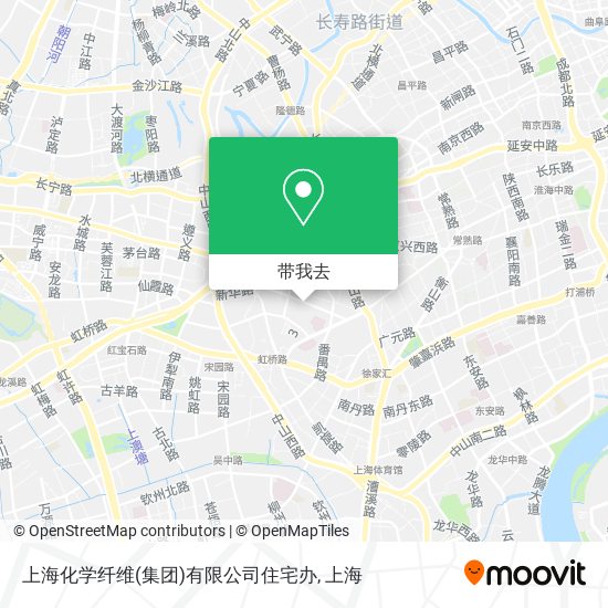 上海化学纤维(集团)有限公司住宅办地图