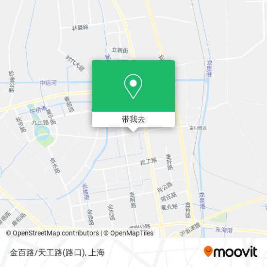 金百路/天工路(路口)地图