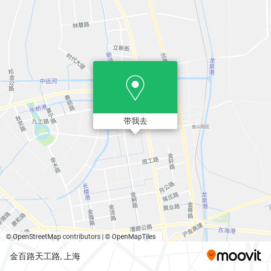 金百路天工路地图