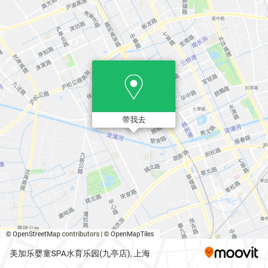 美加乐婴童SPA水育乐园(九亭店)地图