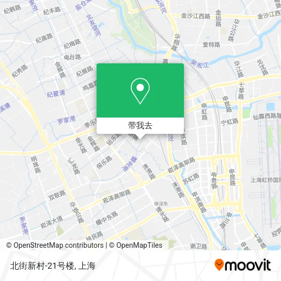 北街新村-21号楼地图