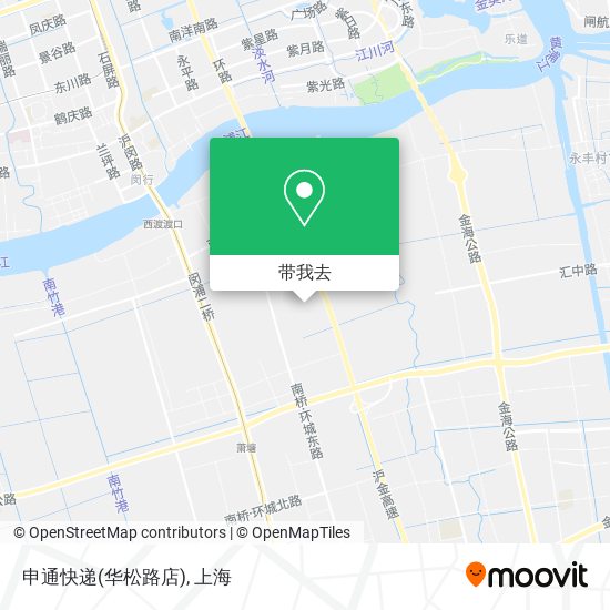 申通快递(华松路店)地图