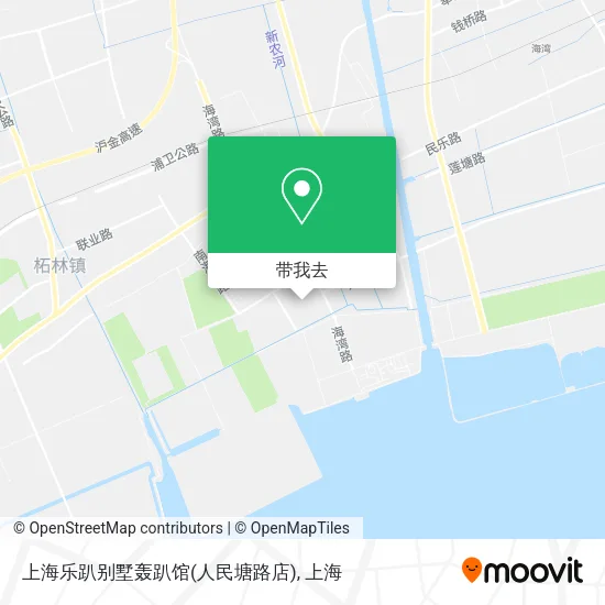 上海乐趴别墅轰趴馆(人民塘路店)地图