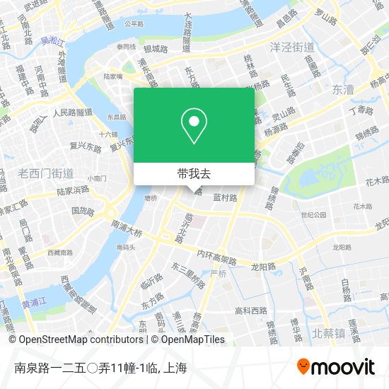 南泉路一二五〇弄11幢-1临地图