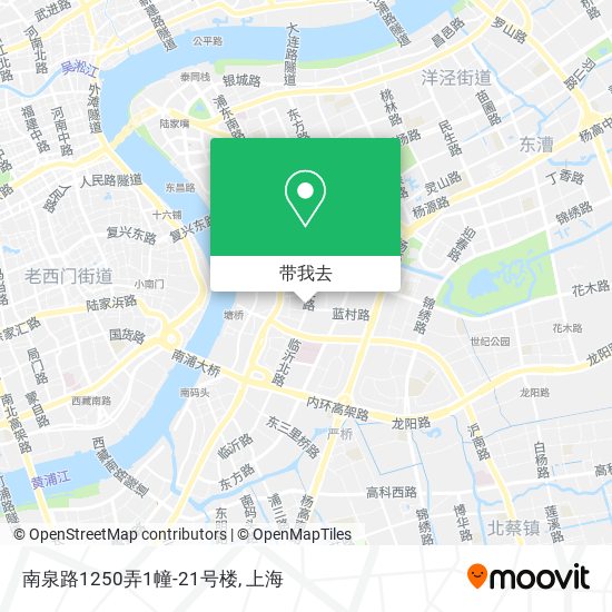南泉路1250弄1幢-21号楼地图