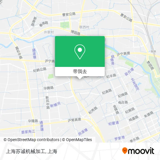 上海苏诚机械加工地图