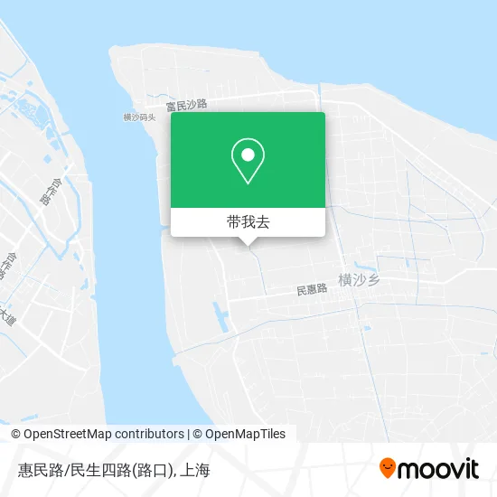 惠民路/民生四路(路口)地图