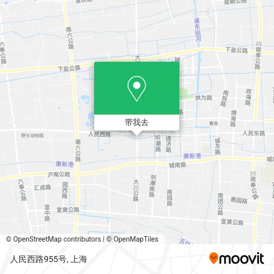 人民西路955号地图