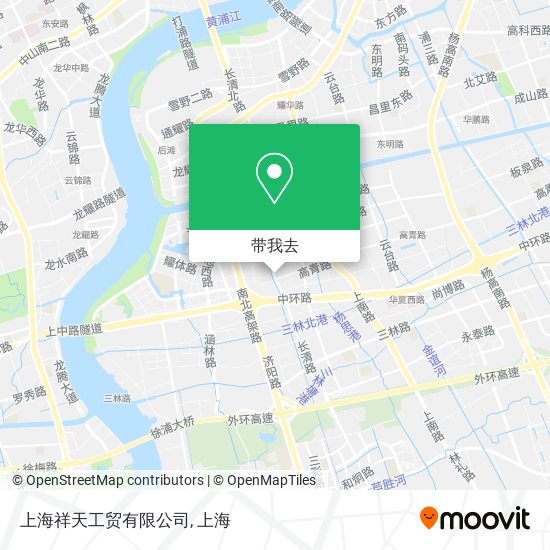 上海祥天工贸有限公司地图