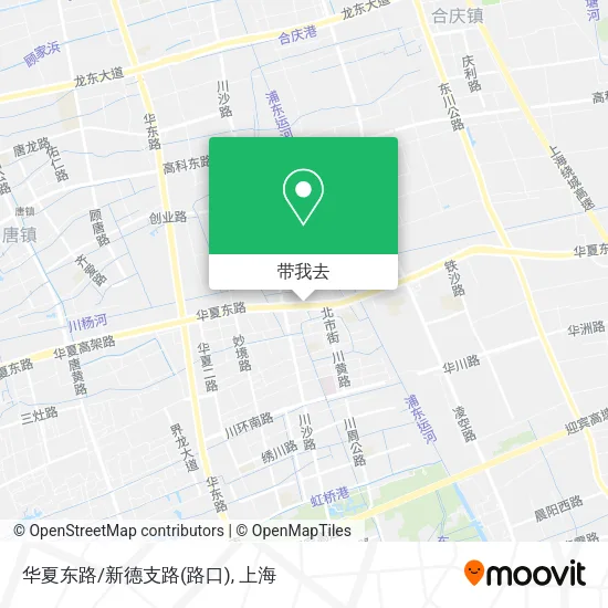华夏东路/新德支路(路口)地图