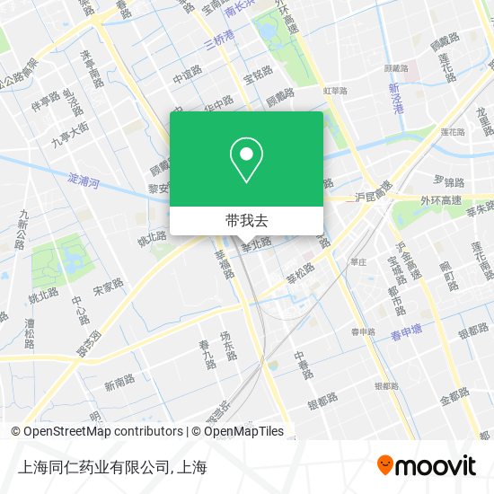 上海同仁药业有限公司地图