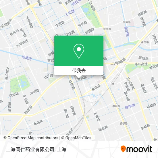 上海同仁药业有限公司地图