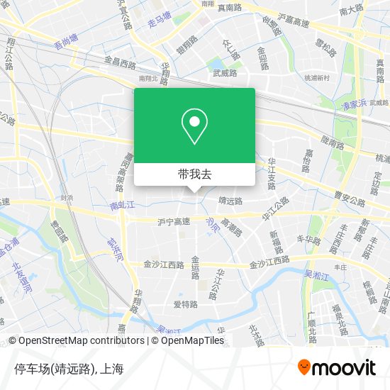 停车场(靖远路)地图