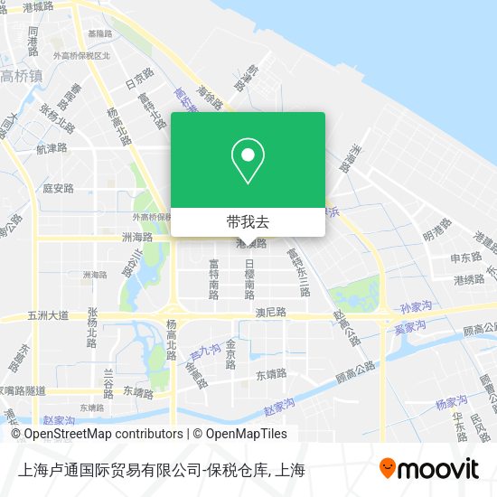 上海卢通国际贸易有限公司-保税仓库地图