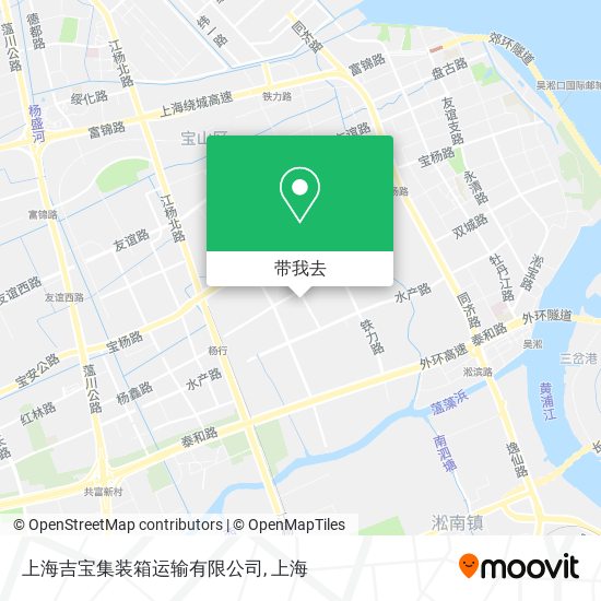 上海吉宝集装箱运输有限公司地图