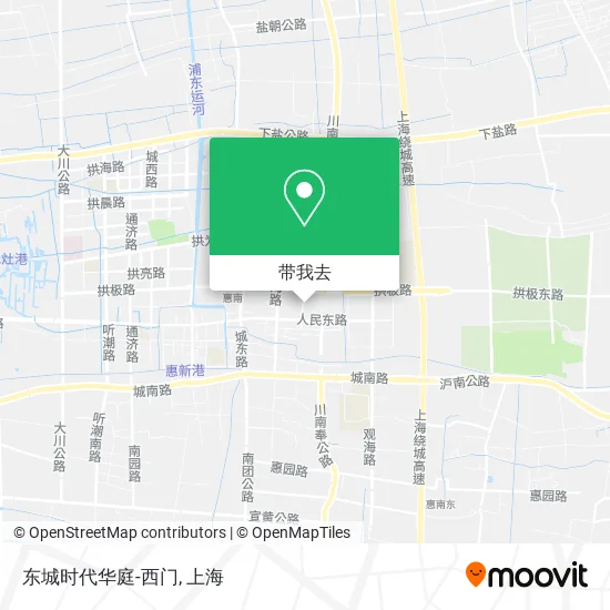 东城时代华庭-西门地图