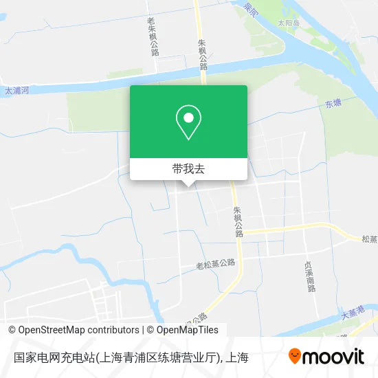 国家电网充电站(上海青浦区练塘营业厅)地图
