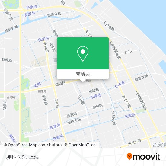 肺科医院地图