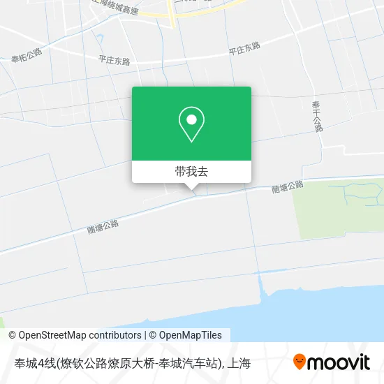 奉城4线(燎钦公路燎原大桥-奉城汽车站)地图