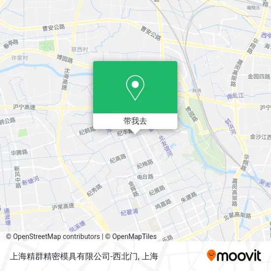 上海精群精密模具有限公司-西北门地图