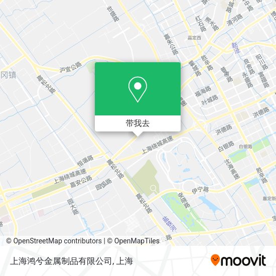 上海鸿兮金属制品有限公司地图