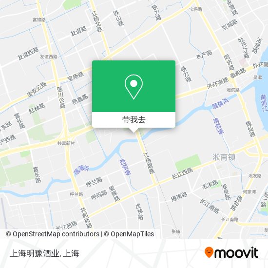 上海明豫酒业地图