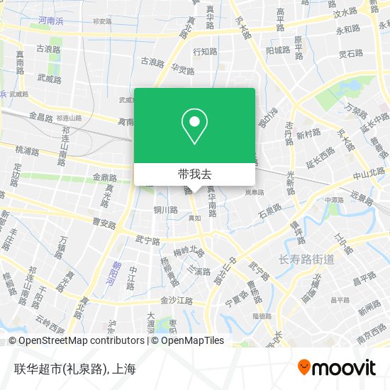 联华超市(礼泉路)地图
