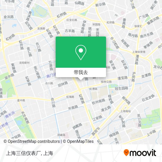 上海三信仪表厂地图