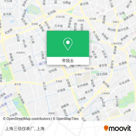 上海三信仪表厂地图