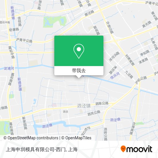 上海申圳模具有限公司-西门地图