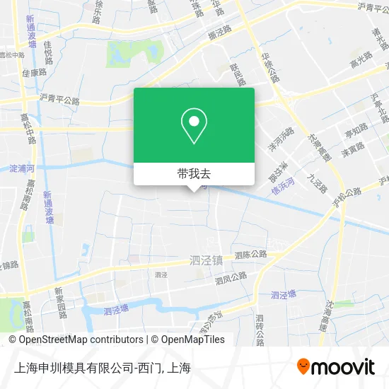 上海申圳模具有限公司-西门地图
