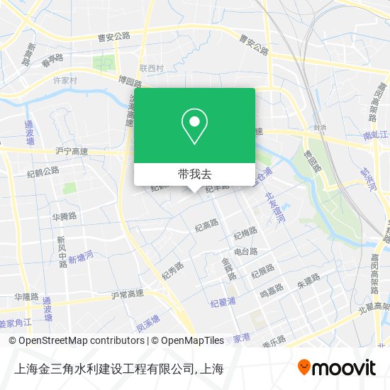 上海金三角水利建设工程有限公司地图