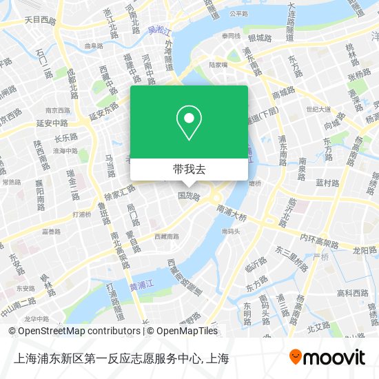 上海浦东新区第一反应志愿服务中心地图