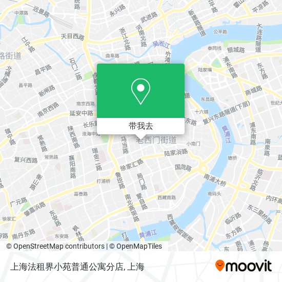 上海法租界小苑普通公寓分店地图