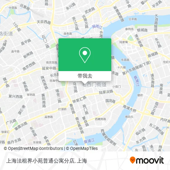 上海法租界小苑普通公寓分店地图