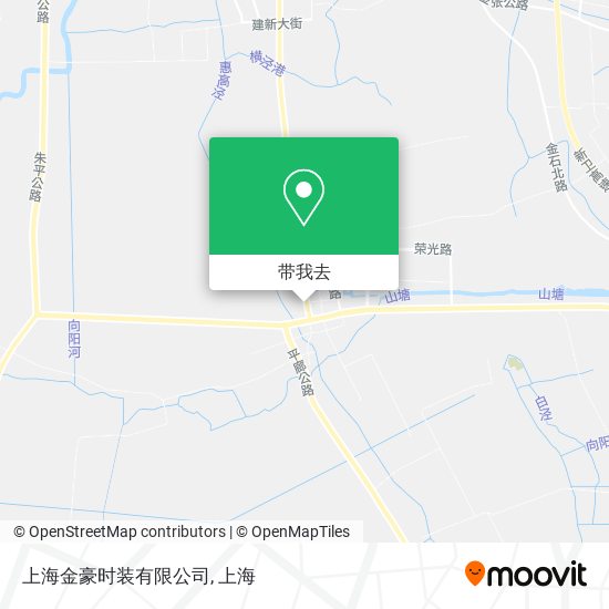 上海金豪时装有限公司地图