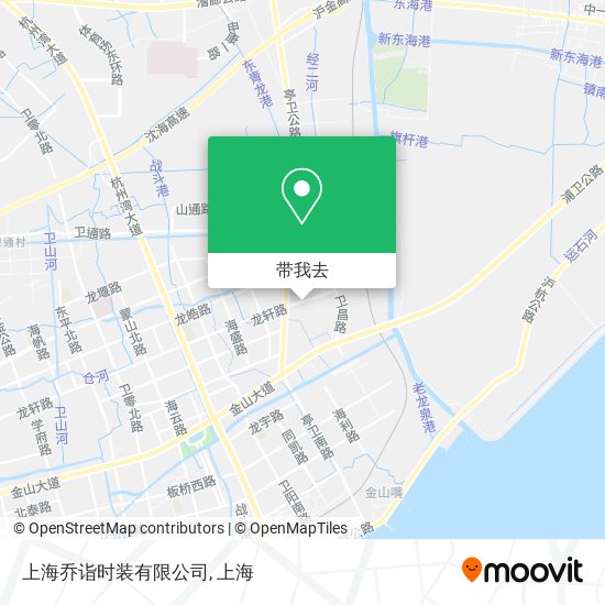 上海乔诣时装有限公司地图