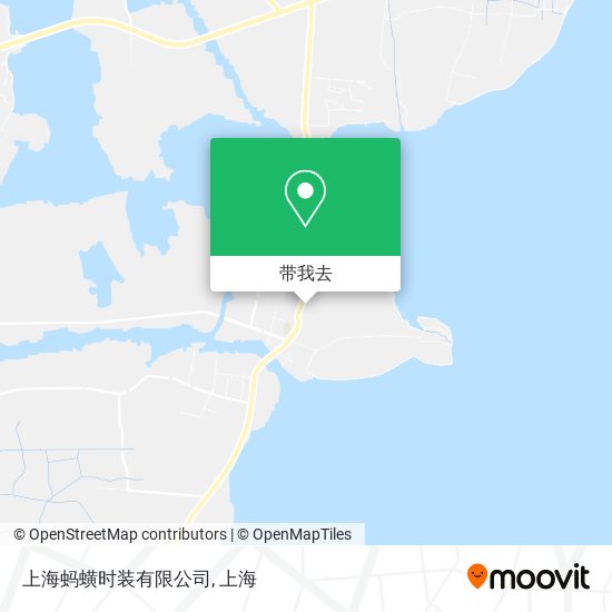 上海蚂蟥时装有限公司地图