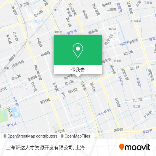 上海班达人才资源开发有限公司地图