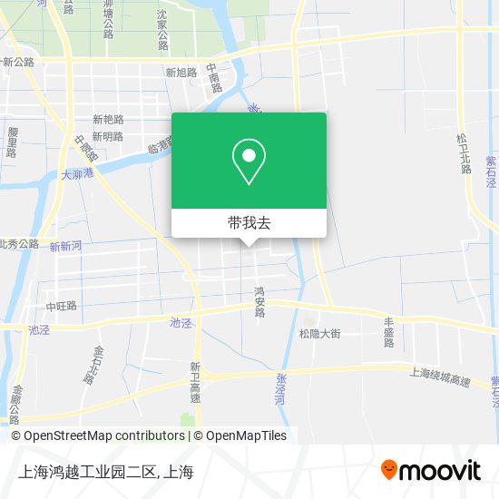 上海鸿越工业园二区地图