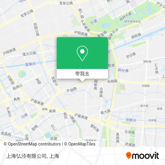 上海弘泾有限公司地图