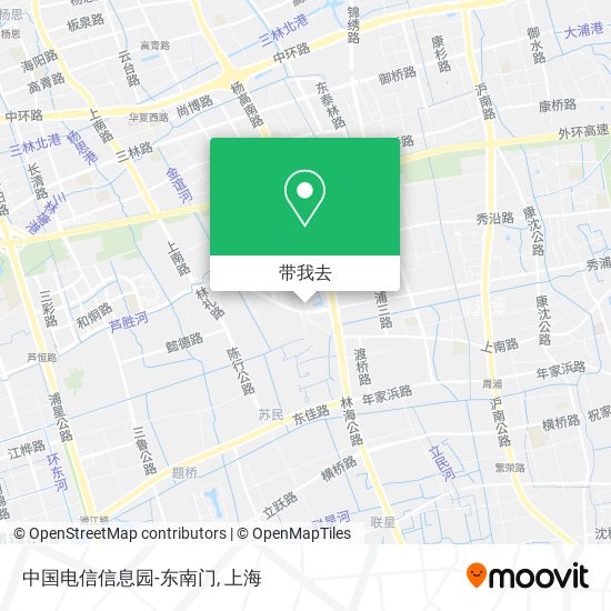 中国电信信息园-东南门地图