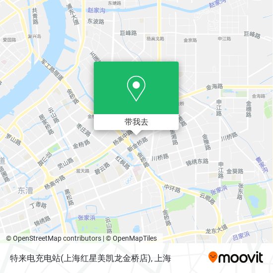 特来电充电站(上海红星美凯龙金桥店)地图