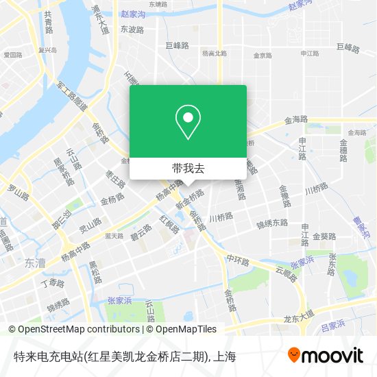 特来电充电站(红星美凯龙金桥店二期)地图