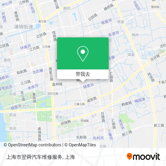 上海市翌舜汽车维修服务地图