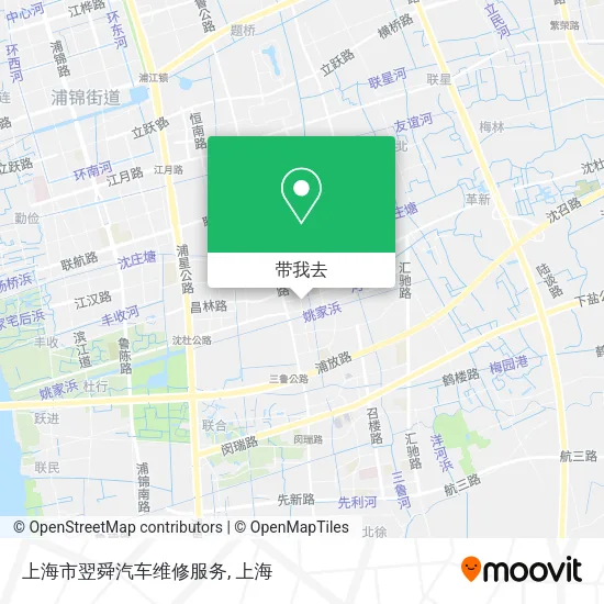 上海市翌舜汽车维修服务地图