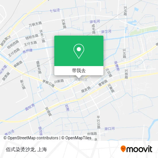 佰式染烫沙龙地图