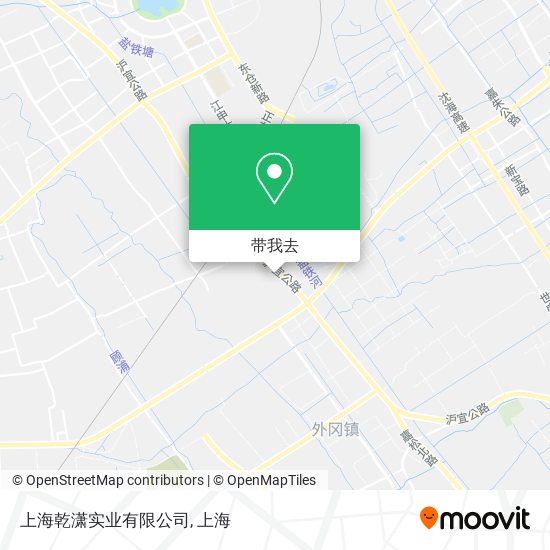 上海乾潇实业有限公司地图