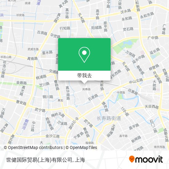 世健国际贸易(上海)有限公司地图