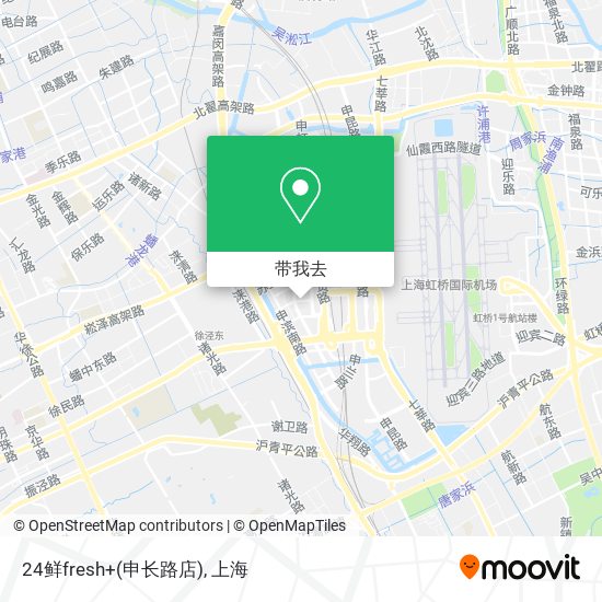 24鲜fresh+(申长路店)地图